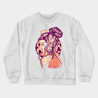 Peach Beauty Queen Crewneck Sweatshirt